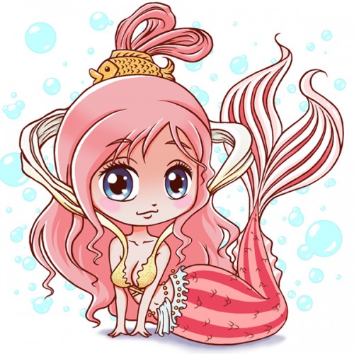 Princesse Shirahoshi chibi